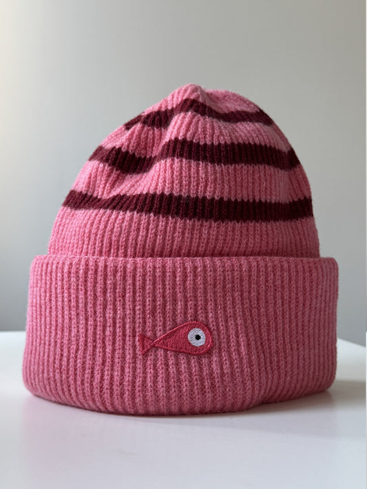 BEANIE STRIPED "FISH" PATCH