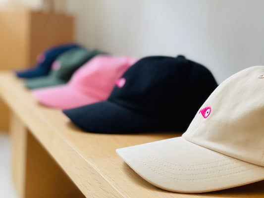 Cap Classic "Fish" Slightly curved brim Fish embroidery on front Label on the back Buckle to adjust the fit 5 Colors available : Navy Blue, Black, Pink, Olive Green and Light Beige 100 % cotton One size