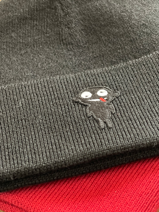 Beanie teddy is designed for both style and functionality. Crafted from luxurious alpaca yarn, these beanies offer an unparalleled level of warmth and comfort. The tight-fitting design ensures a snug and cozy feel, while the high top provides extra coverage against chilly weather. The addition of a charming teddy patch adds a playful touch. Available in Black and vibrant Red color, these beanies not only style but also the ultimate in comfort and quality. Detail