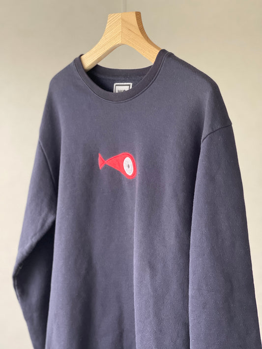 CREWNECK "FISH FELT" - WOODI