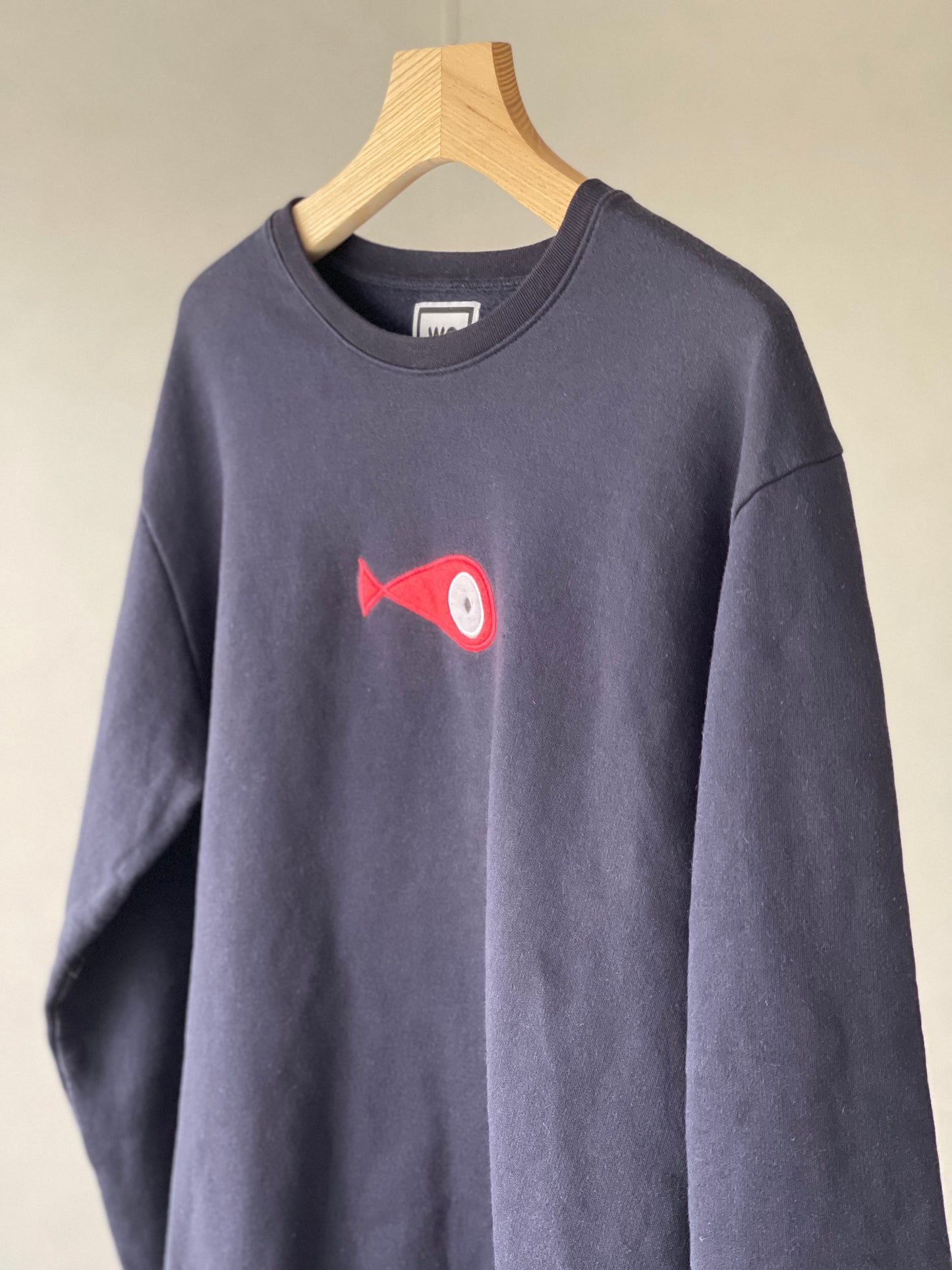 CREWNECK "FISH FELT" - WOODI